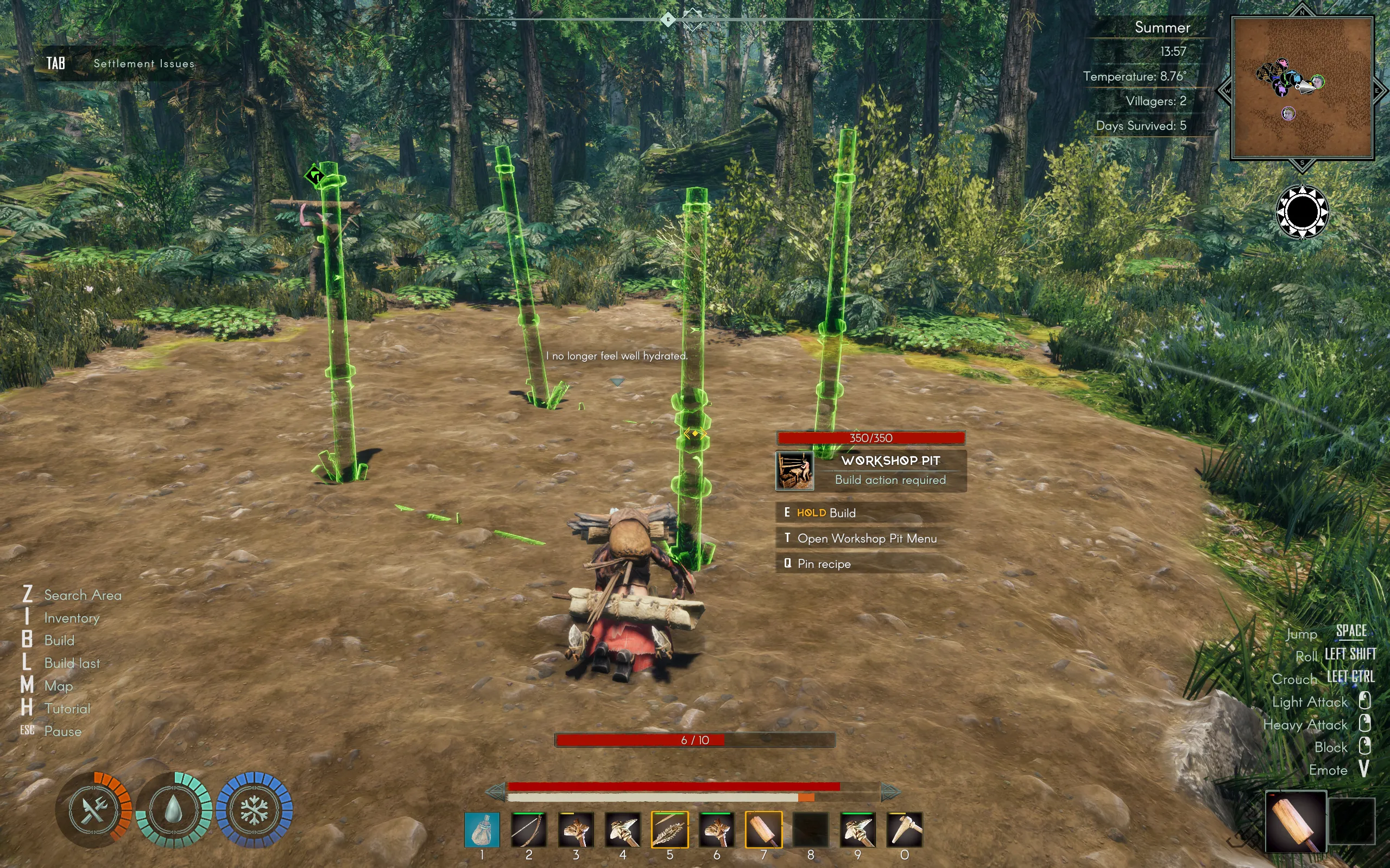 A woman says "I no longer feel well hydrated."