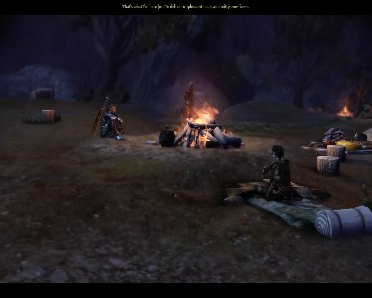 Alistair says "That&#x27;s what I&#x27;m here for - to deliver unpleasant news and witty one-liners."