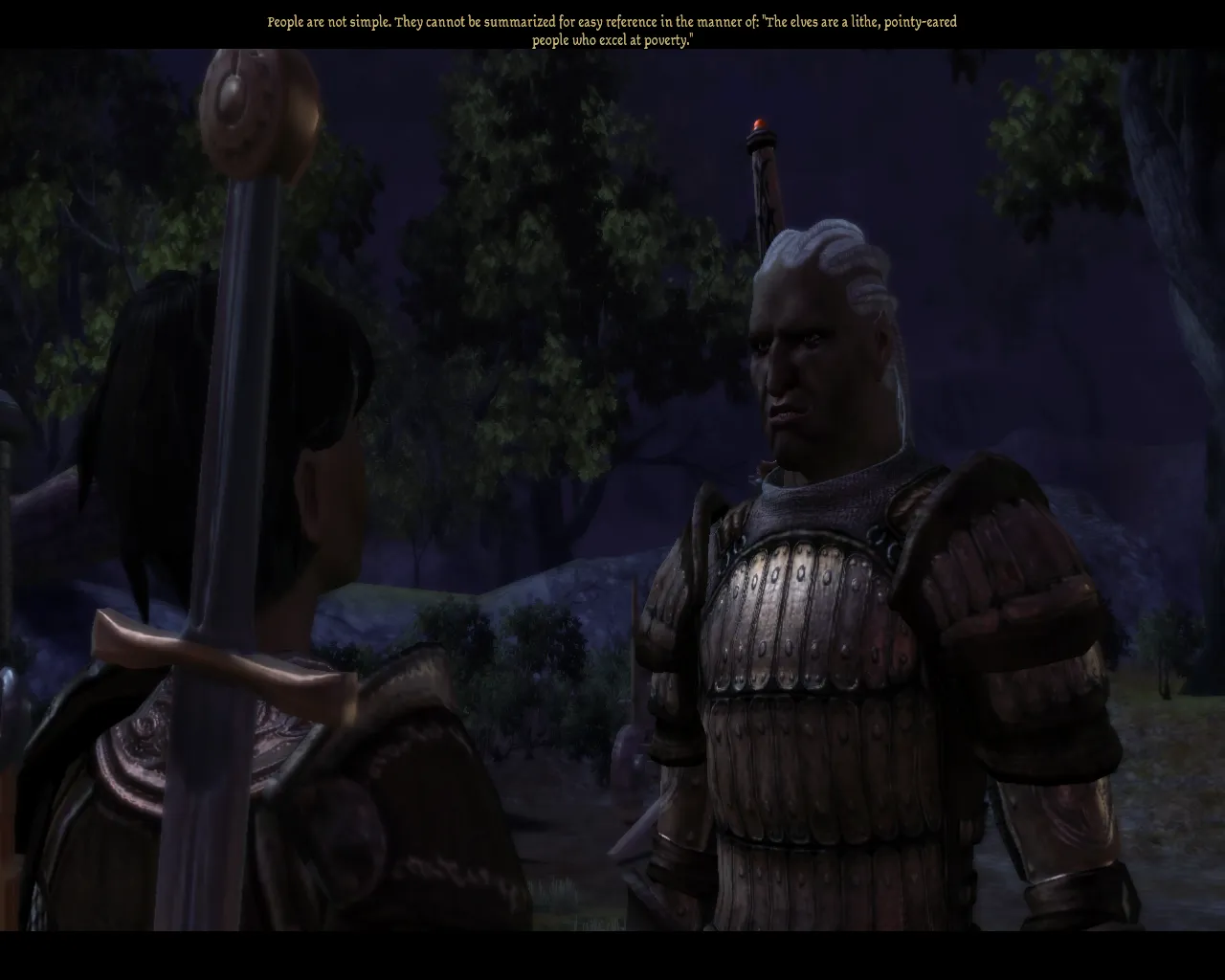 Sten says "People are not simple. They cannot be summarised for easy reference."