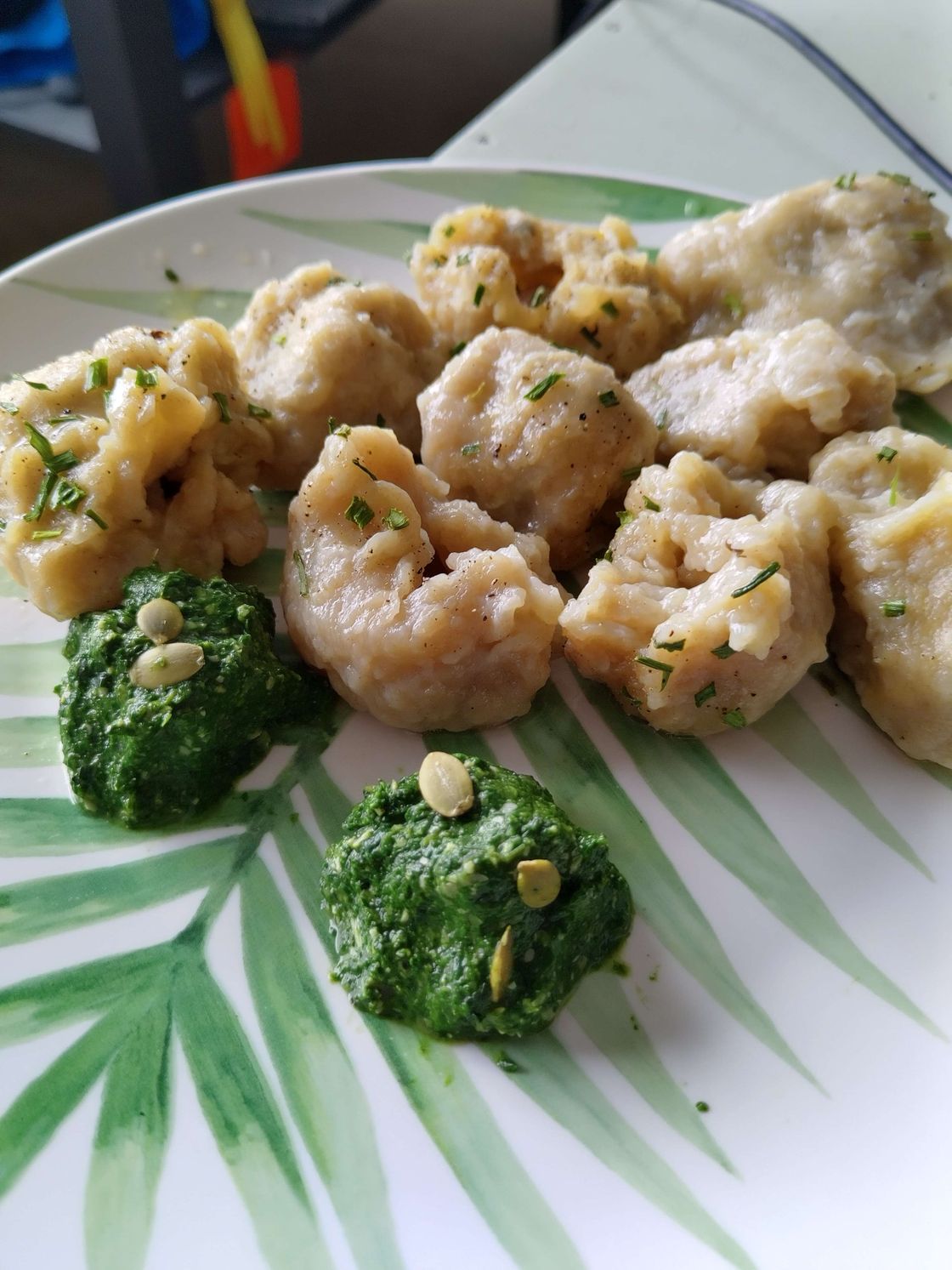 Title image for Vegan Khinkali with Pkhali